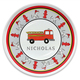 Firetruck 4-Piece Dinnerware Set Image 2 of 5